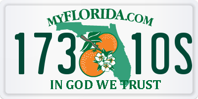FL license plate 1731OS
