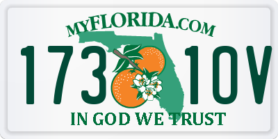 FL license plate 1731OV