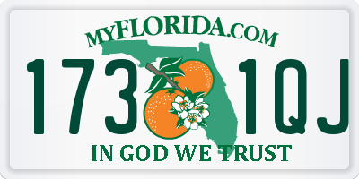 FL license plate 1731QJ