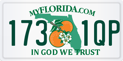 FL license plate 1731QP