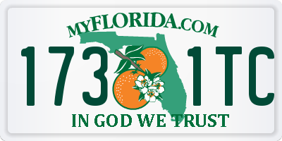 FL license plate 1731TC