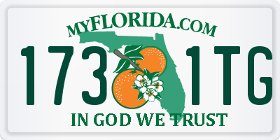 FL license plate 1731TG