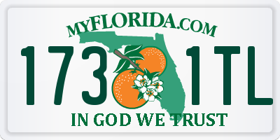 FL license plate 1731TL