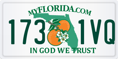 FL license plate 1731VQ