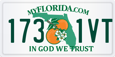 FL license plate 1731VT