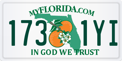 FL license plate 1731YI