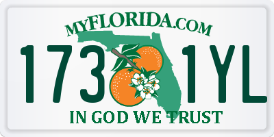 FL license plate 1731YL