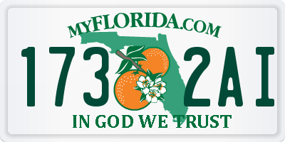 FL license plate 1732AI