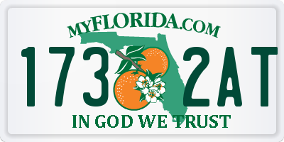 FL license plate 1732AT