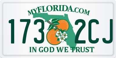 FL license plate 1732CJ