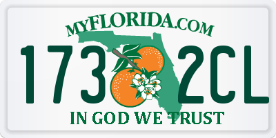 FL license plate 1732CL