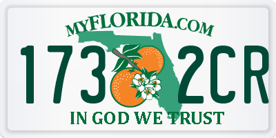 FL license plate 1732CR