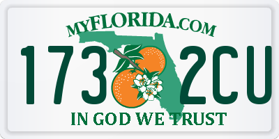 FL license plate 1732CU