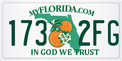 FL license plate 1732FG