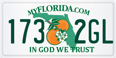 FL license plate 1732GL