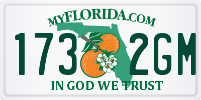 FL license plate 1732GM