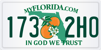 FL license plate 1732HO