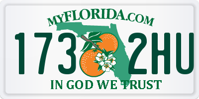 FL license plate 1732HU