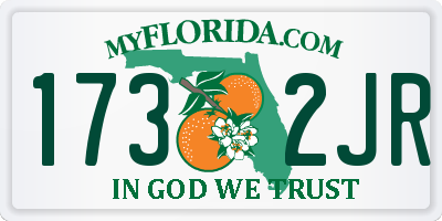 FL license plate 1732JR