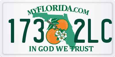 FL license plate 1732LC