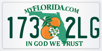 FL license plate 1732LG