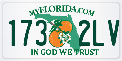 FL license plate 1732LV