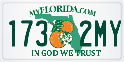 FL license plate 1732MY