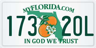 FL license plate 1732OL