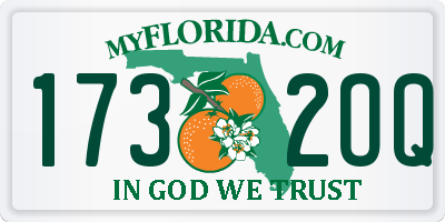 FL license plate 1732OQ