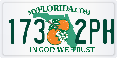 FL license plate 1732PH