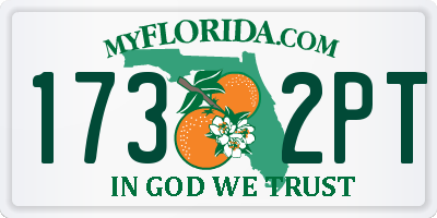 FL license plate 1732PT