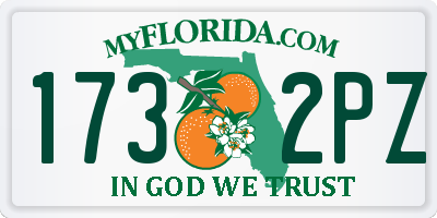 FL license plate 1732PZ
