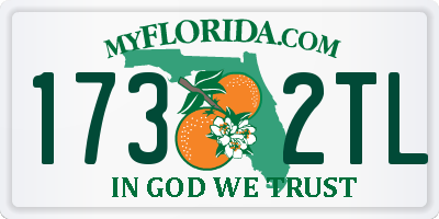 FL license plate 1732TL
