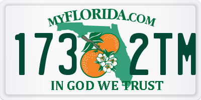 FL license plate 1732TM