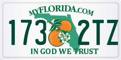 FL license plate 1732TZ