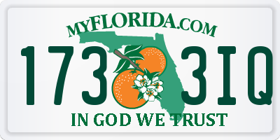 FL license plate 1733IQ