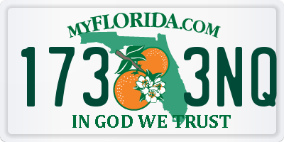 FL license plate 1733NQ