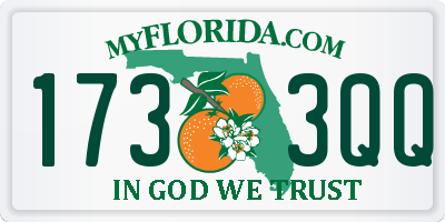 FL license plate 1733QQ