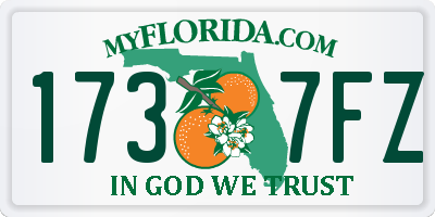 FL license plate 1737FZ