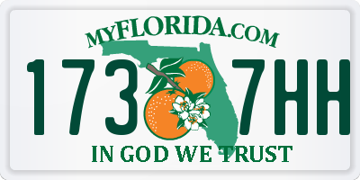 FL license plate 1737HH