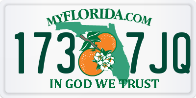 FL license plate 1737JQ