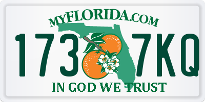 FL license plate 1737KQ