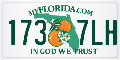 FL license plate 1737LH
