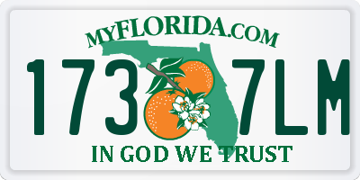FL license plate 1737LM