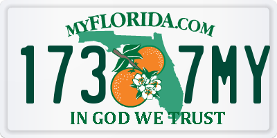 FL license plate 1737MY