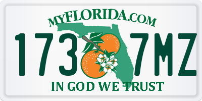 FL license plate 1737MZ