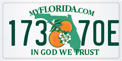FL license plate 1737OE