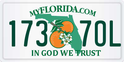 FL license plate 1737OL