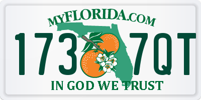 FL license plate 1737QT