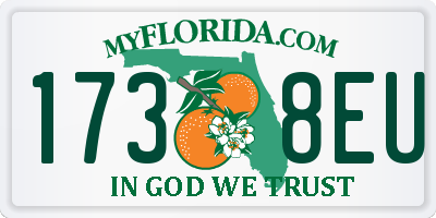 FL license plate 1738EU